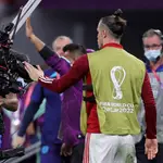 Gareth Bale tras la eliminación de Gales en el Mundial de Qatar. EFE/EPA/Friedemann Vogel