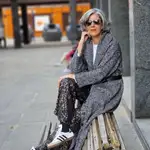 Carmen Gimeno con leggings de Zara.