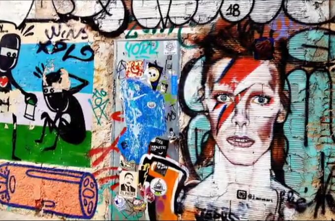 Mural David Bowie en Valencia