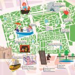 Mapa turístico protagonizado por el célebre personaje