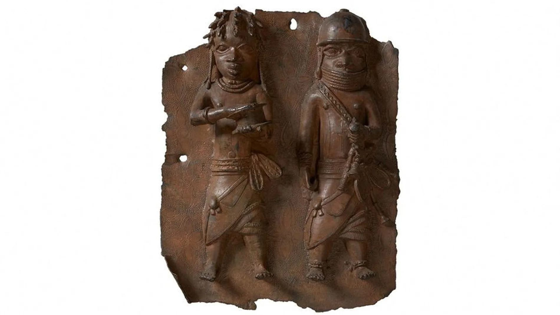 Imagen de una de las esculturas de bronce devueltas