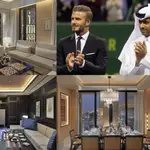  David Beckham obligado a huir de su hotel tras ser localizado: así era su suite de 20.000 euros la noche