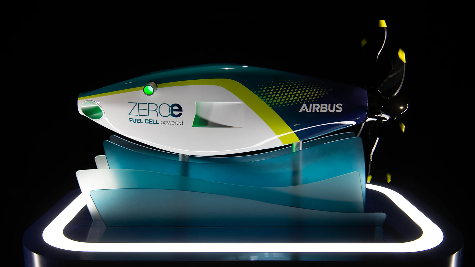 Con perfiles de Fórmula 1, así es el nuevo motor de hidrógeno de Airbus.