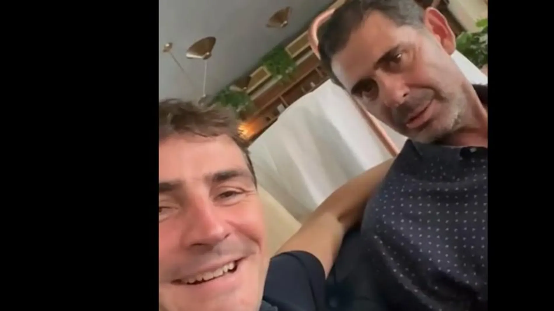 Iker Casillas y Fernando Hierro