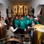 Mayores disfrutando del circuito organizado por la Fundación Juan Cruzado-Vértice Salud y la Fundación Unicaja