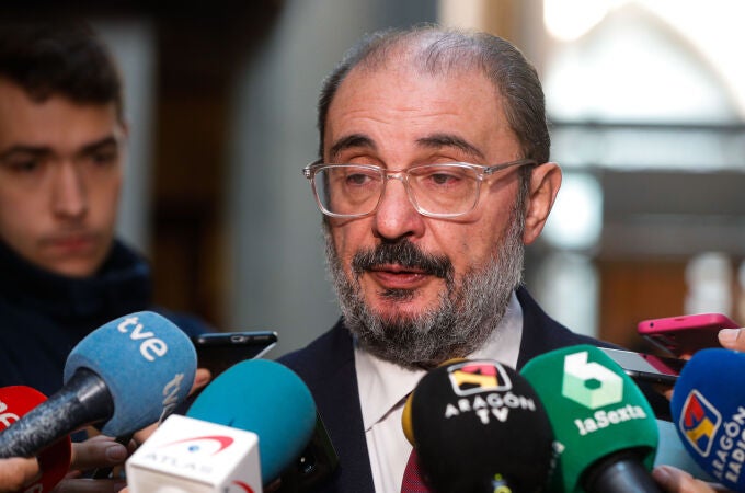 El presidente del Gobierno de Aragón, Javier Lambán