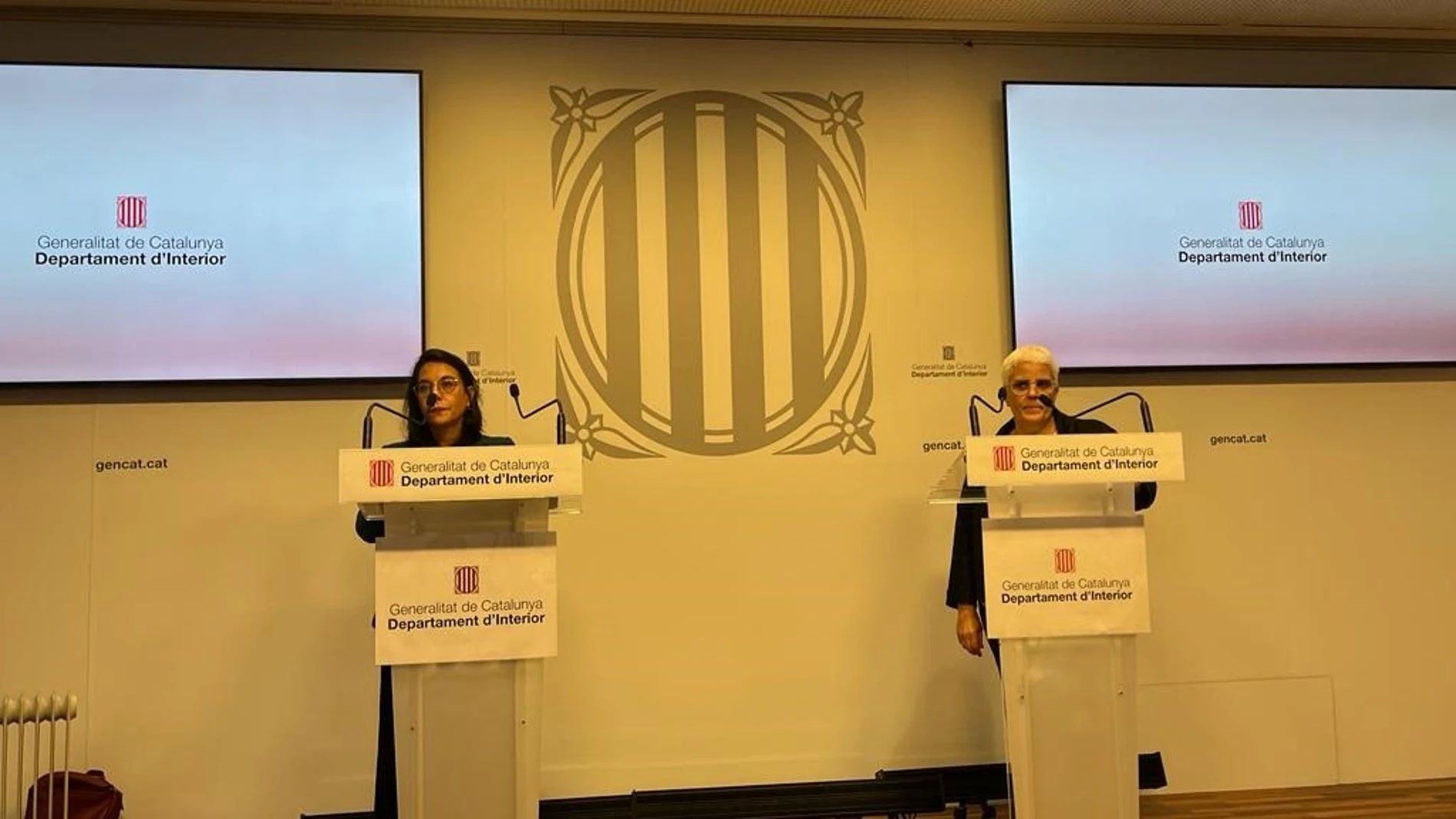 Imagen de la encargada de la encuesta, Montserrat Aguilera, y la secretaria de Feminismos, Montserrat PinedaEUROPA PRESS