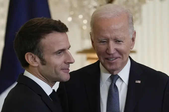 Biden y Macron escenifican su alianza frente a Putin