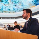 El president Pere Aragonès en el foro de la ONU