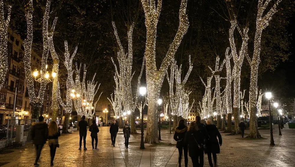 Decoración navideña en las calles de Bilbao | Fuente: Ayuntamiento de Bilbao