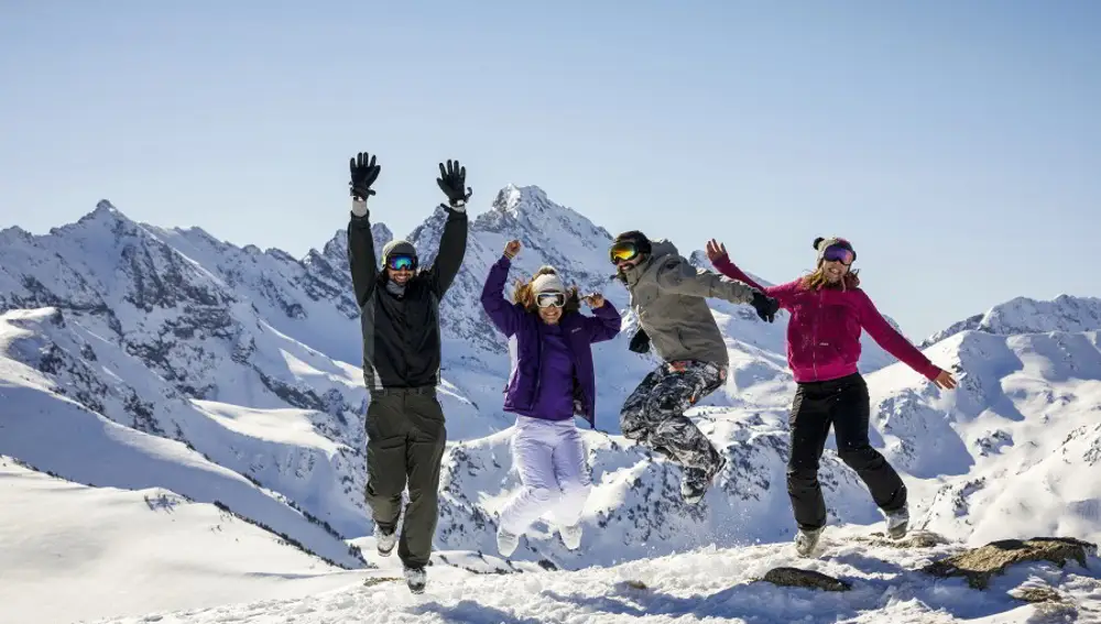 Arranca la temporada de esquí en el Pirineo francés. Foto estación de Ax 3 Domaines
