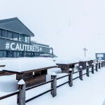 Así está Cauterets tras las recientes nevadas, todo preparado para arrancar la temporada.