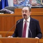 El presidente del Gobierno de Aragón, Javier Lambán.