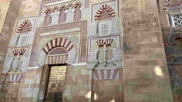 Puerta de la Concepción Antigua de la Mezquita-Catedral de Córdoba, que acaba de ser restaurada