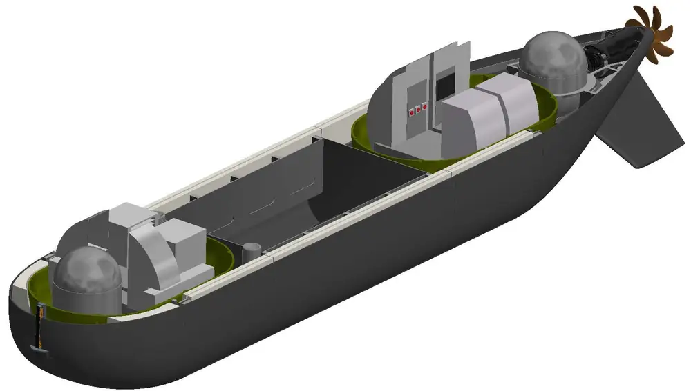 Así será el Cetus, el submarino no tripulado de la Royal Navy