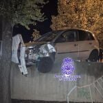Coche accidentado.POLICIA NACIONAL02/12/2022