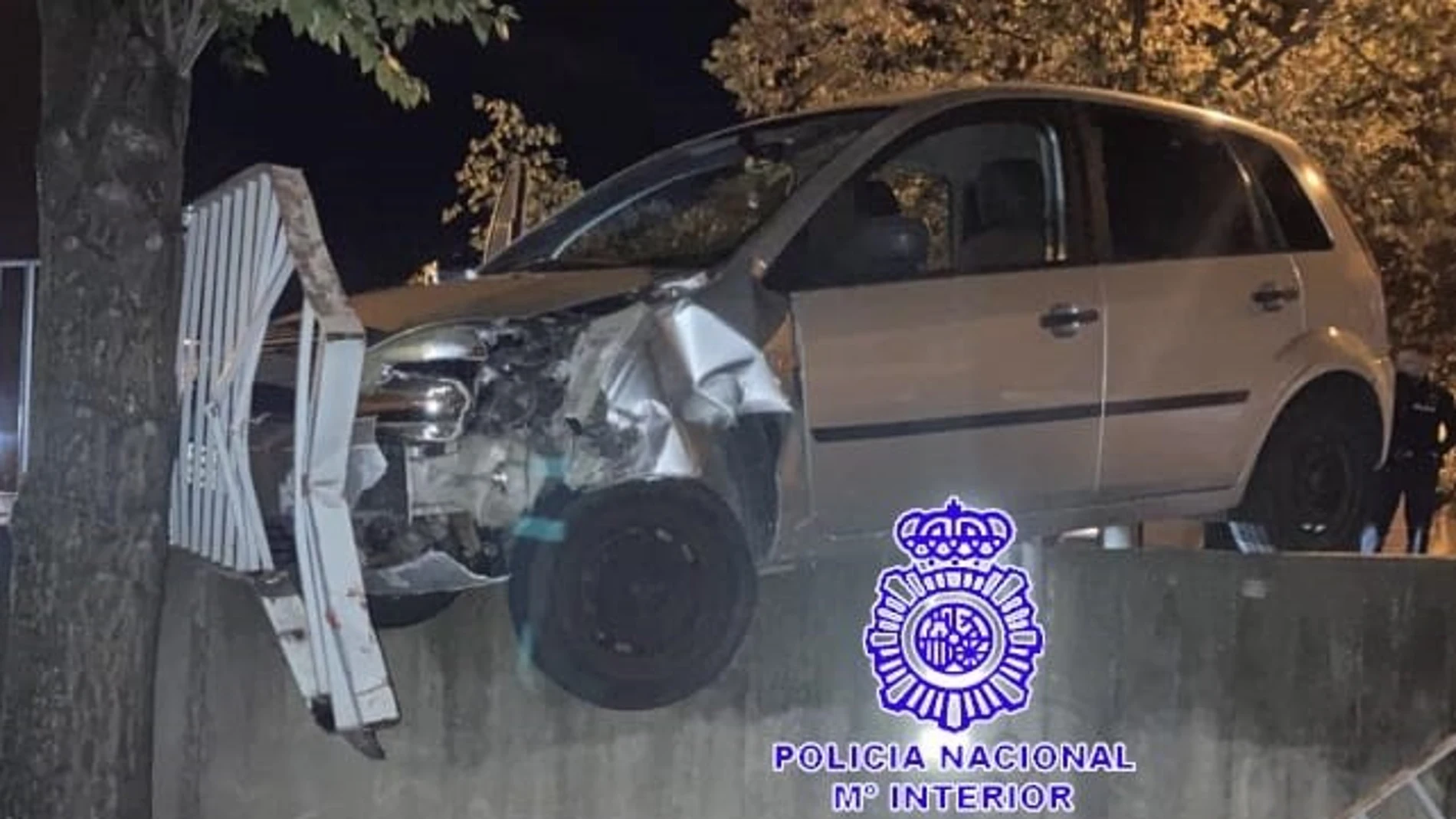 Coche accidentado.POLICIA NACIONAL02/12/2022