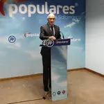 El presidente del PP de Salamanca, Javier Iglesias, después del Comité Ejecutivo Provincial donde ha anunciado su renuncia a continuar en el cargo