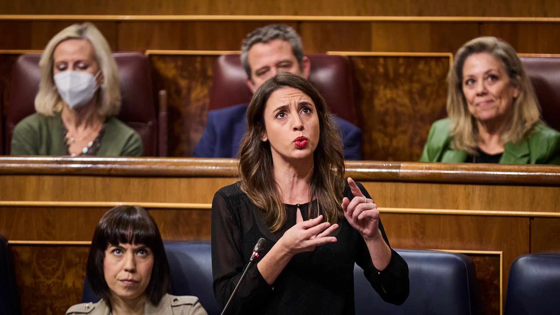 La ministra de Igualdad, Irene Montero