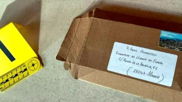 Paquete bomba enviado a la embajada de Ucrania