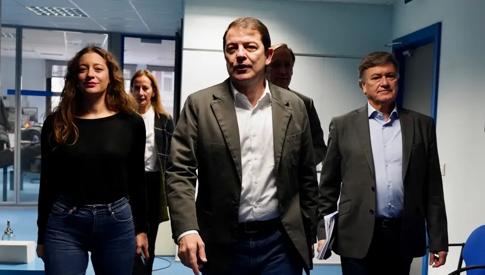 El presidente del Partido Popular de Castilla y León, Alfonso Fernández Mañueco, clausura el Comité Ejecutivo Autonómico del PP