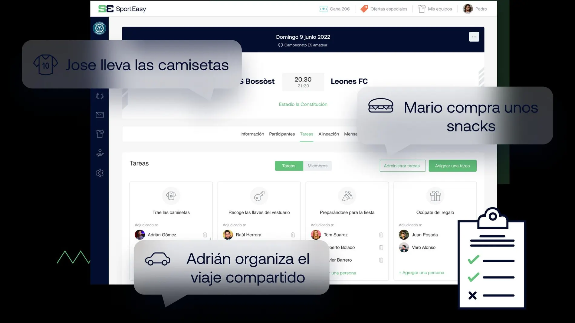 La app SportEasy está cada vez más extendida en el fútbol amateur