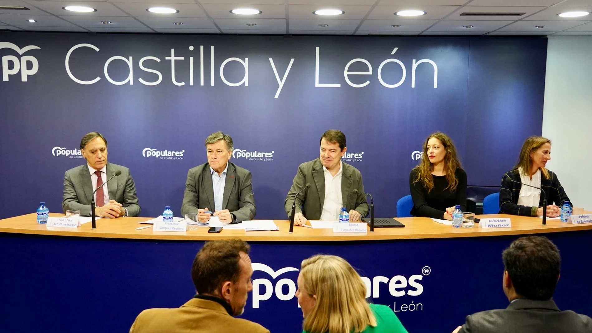 El presidente del Partido Popular de Castilla y León, Alfonso Fernández Mañueco, clausura el Comité Ejecutivo Autonómico del PP