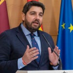 El presidente de la Región de Murcia Fernando López Miras