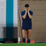 Cristiano Ronaldo en el último entrenamiento