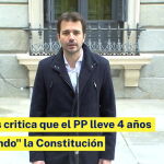 Podemos Critica Que El Pp Lleve 4 Años -Pisoteando- La Constitución