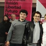 La dirección autonómica de Podemos en Navarra acudió al acto de escucha de la vicepresidenta