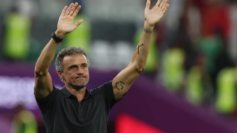 Luis Enrique tras la eliminación de España.