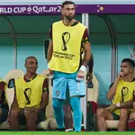 Cristiano Ronaldo, en el banquillo, en la goleada de Portugal contra Suiza del Mundial de Qatar 2022