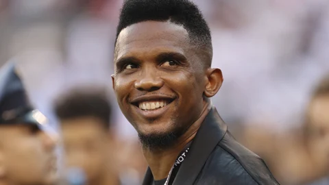Samuel Eto'o en pleno evento