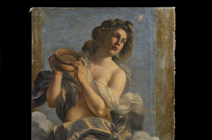 El desnudo femenino que pintó Artemisia Gentileschi para decorar el techo del museo-palacio Buonarroti de Florencia