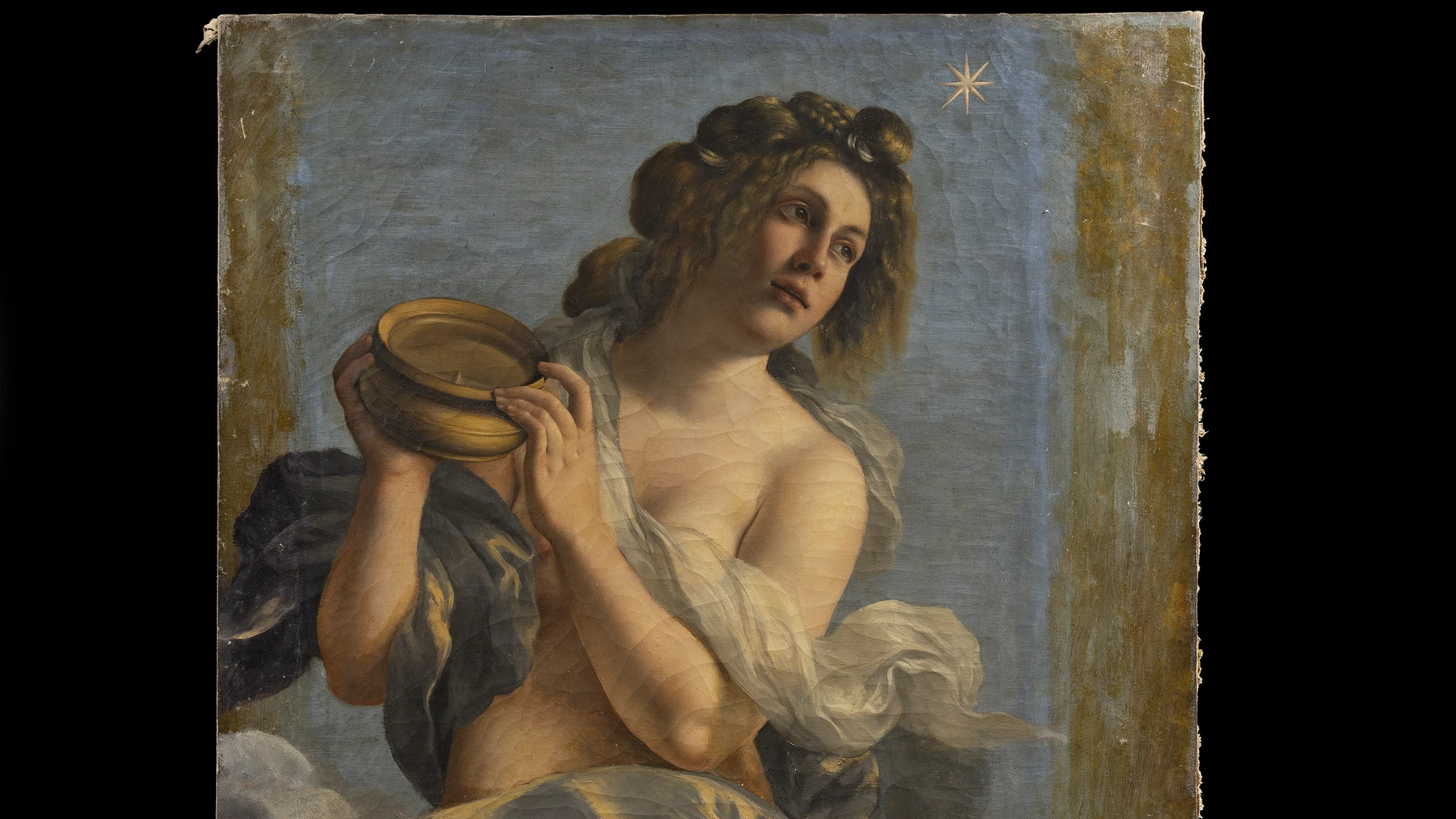 El desnudo femenino que pintó Artemisia Gentileschi para decorar el techo del museo-palacio Buonarroti de Florencia
