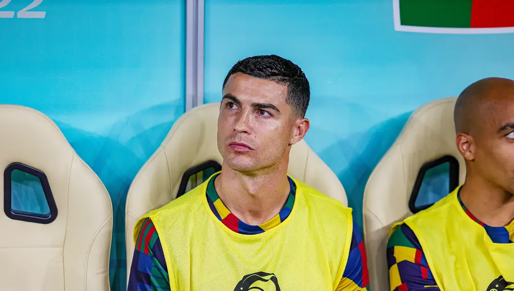 Ronaldo fue suplente en el partido de octavos de final contra Suiza, en el que el equipo luso se impuso por 6-1