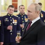 El presidente ruso, Vladimir Putin, durante un acto en el Kremlin esta semana