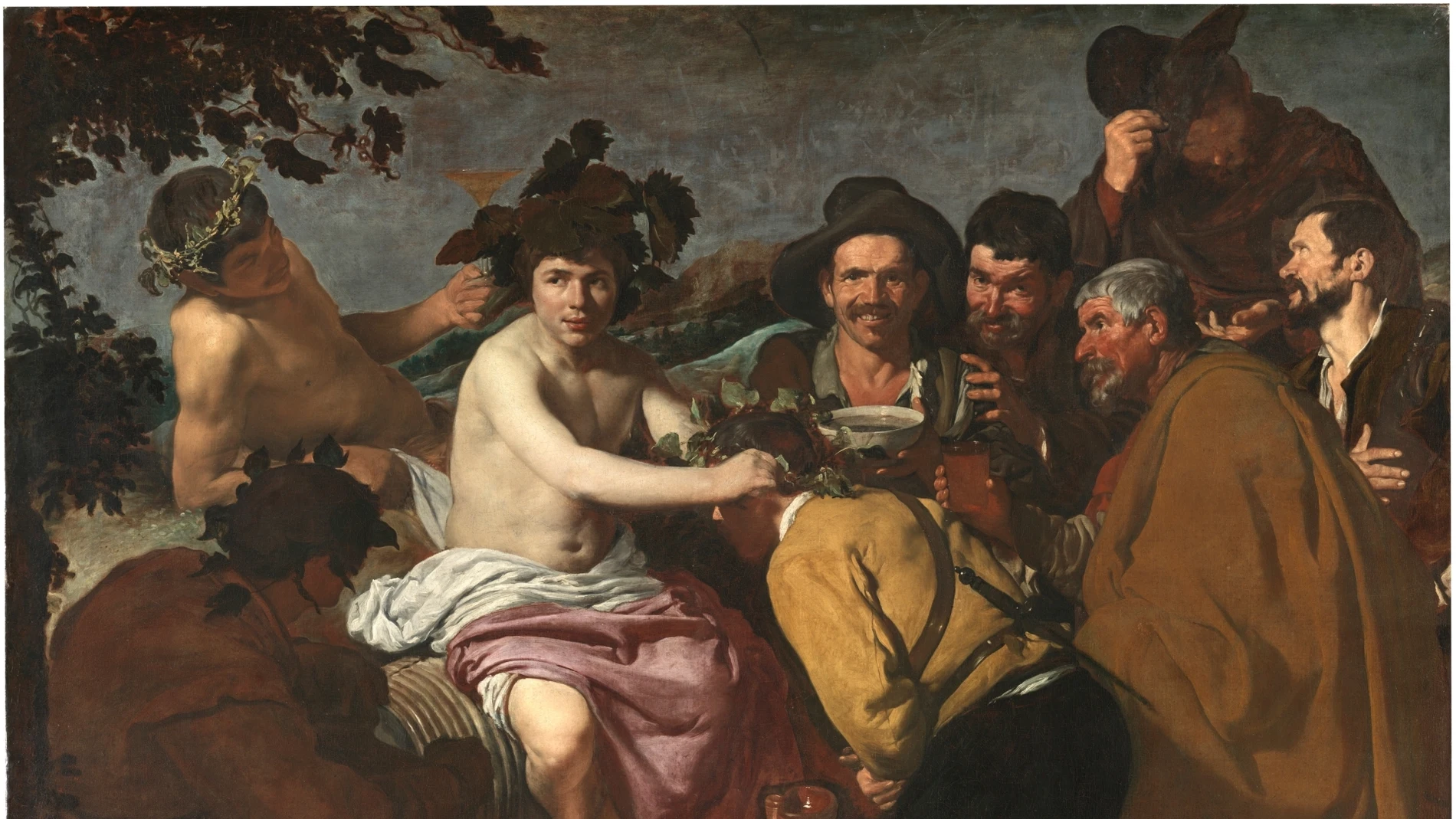 En «Los borrachos», Velázquez encarnaba en los personajes los distintos estados de la embriaguez