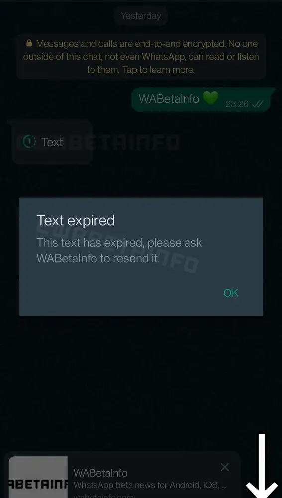 WhatsApp está probando en Android los mensajes que solo se pueden leer una vez.