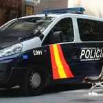 Vehículo de la Policía Nacional. POLICÍA NACIONAL