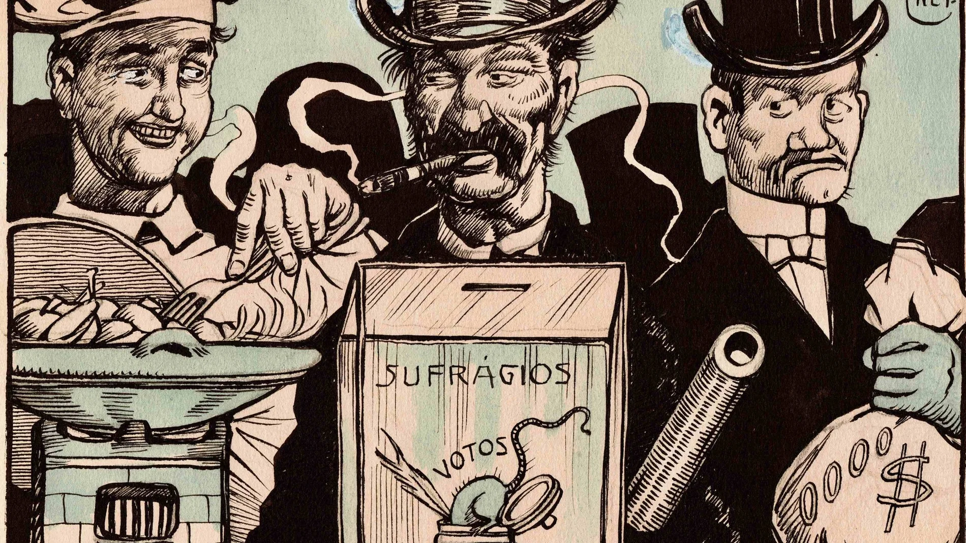 Uno de los dibujos que pueden verse en la exposición