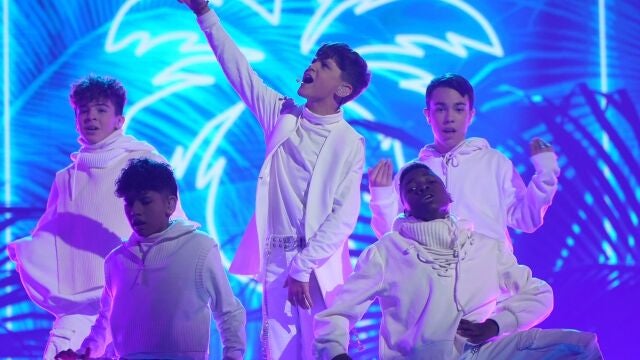 Carlos Higes ha protagonizado hoy la final de Eurovisión Junior 2022