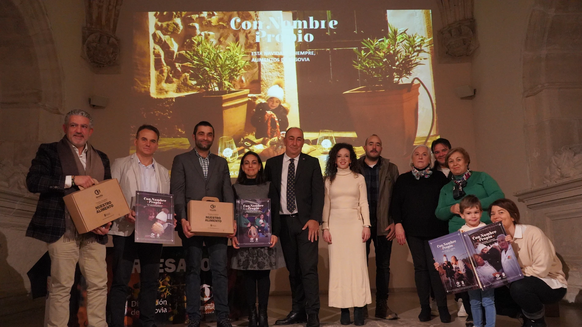 Presentación de la nueva campaña de Alimentos de Segovia de cara a la Navidad