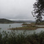 Vista del Pantano de la Minilla embalse que suministra a la capital Andaluza