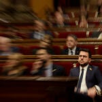 El presidente de la Generalitat, Pere Aragonès