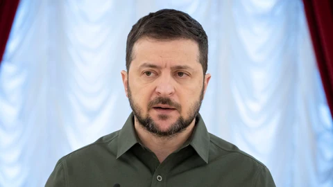 El presidente de Ucrania, Volodymyr Zelenski