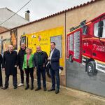 Burganes de Valverde (Zamora) rinde homenaje a quienes colaboraron en la extinción de los incendios del pasado verano