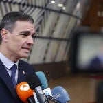 El presidente del Gobierno, Pedro Sánchez, en Bruselas