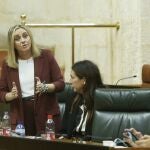 La consejera de Fomento, Marifrán Carazo, que suena como opción para Granada, en el Parlamento de Andalucía. JUNTA DE ANDALUCIA